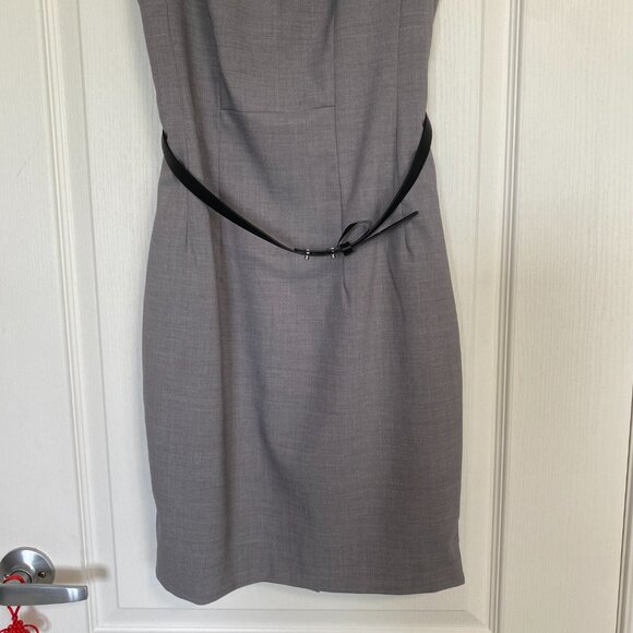 H&M Grey Pencil Dress Size 6 NWT - Picture 3 of 8